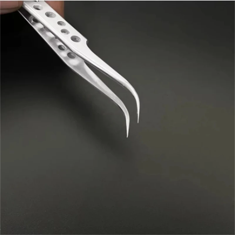 Industrial Tweezers Precision Anti-static Curved Straight Tip Forceps Stainless DIY Hand Tools Sets for Phone Repair Hand Tool