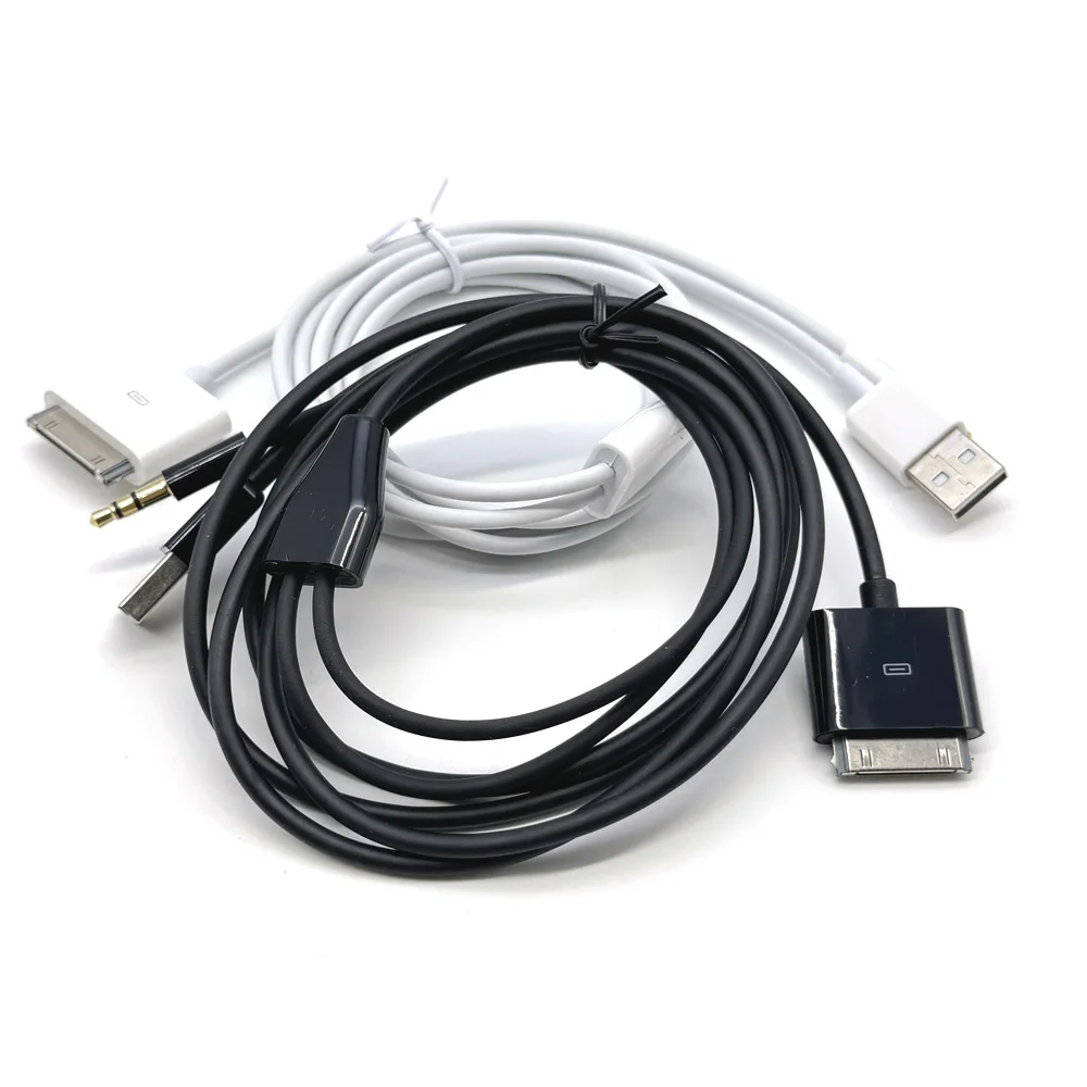 30 Pin Dock Connector Male to 3.5mm Male Jack Car Stereo Auxiliary AUX Audio 1.5m Cable for Apple iPod iPhone iPad - Image 4