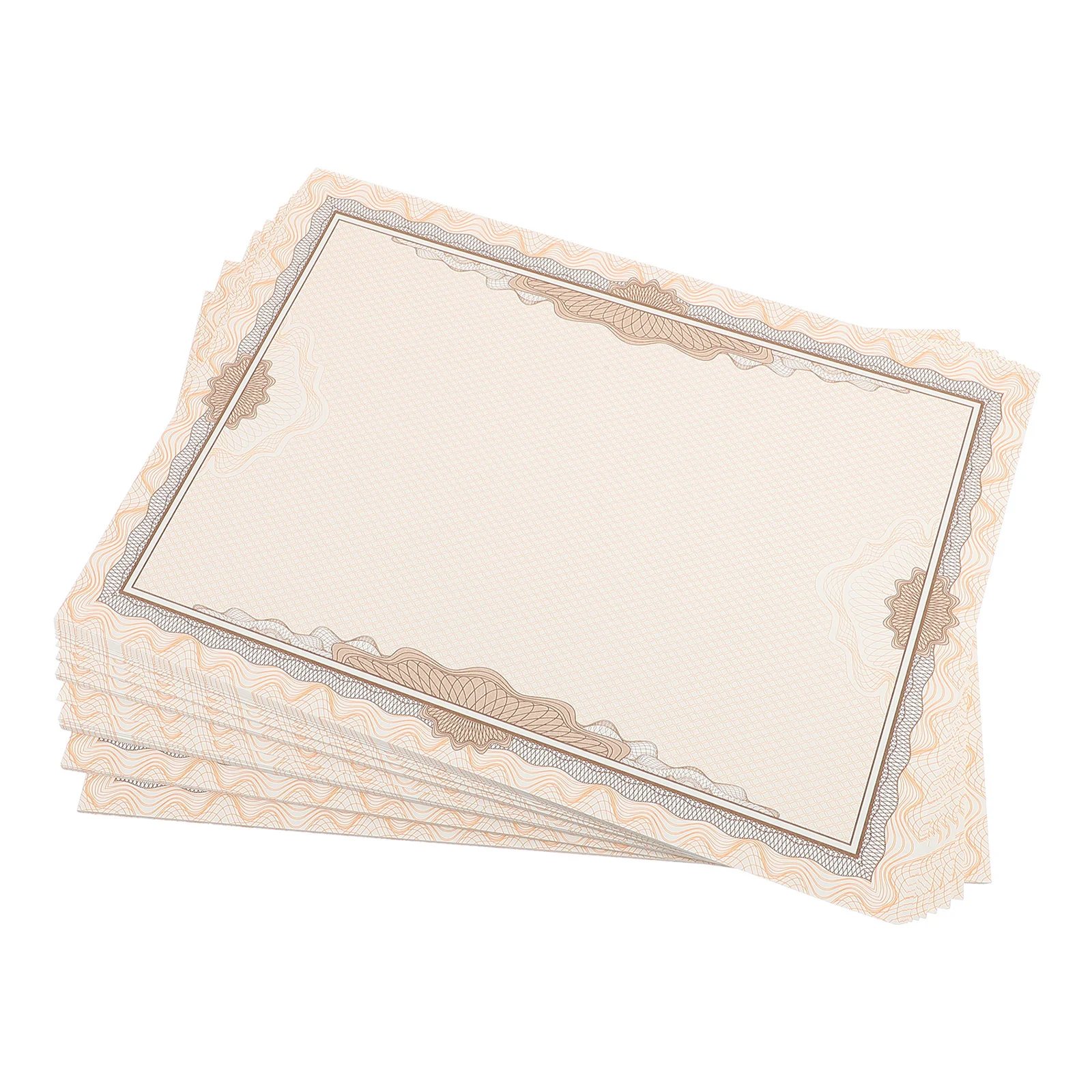 

100 Sheets Diploma Certificate Paper Blank Printable Honor Certificate Inner Paper for Graduation School Office Use