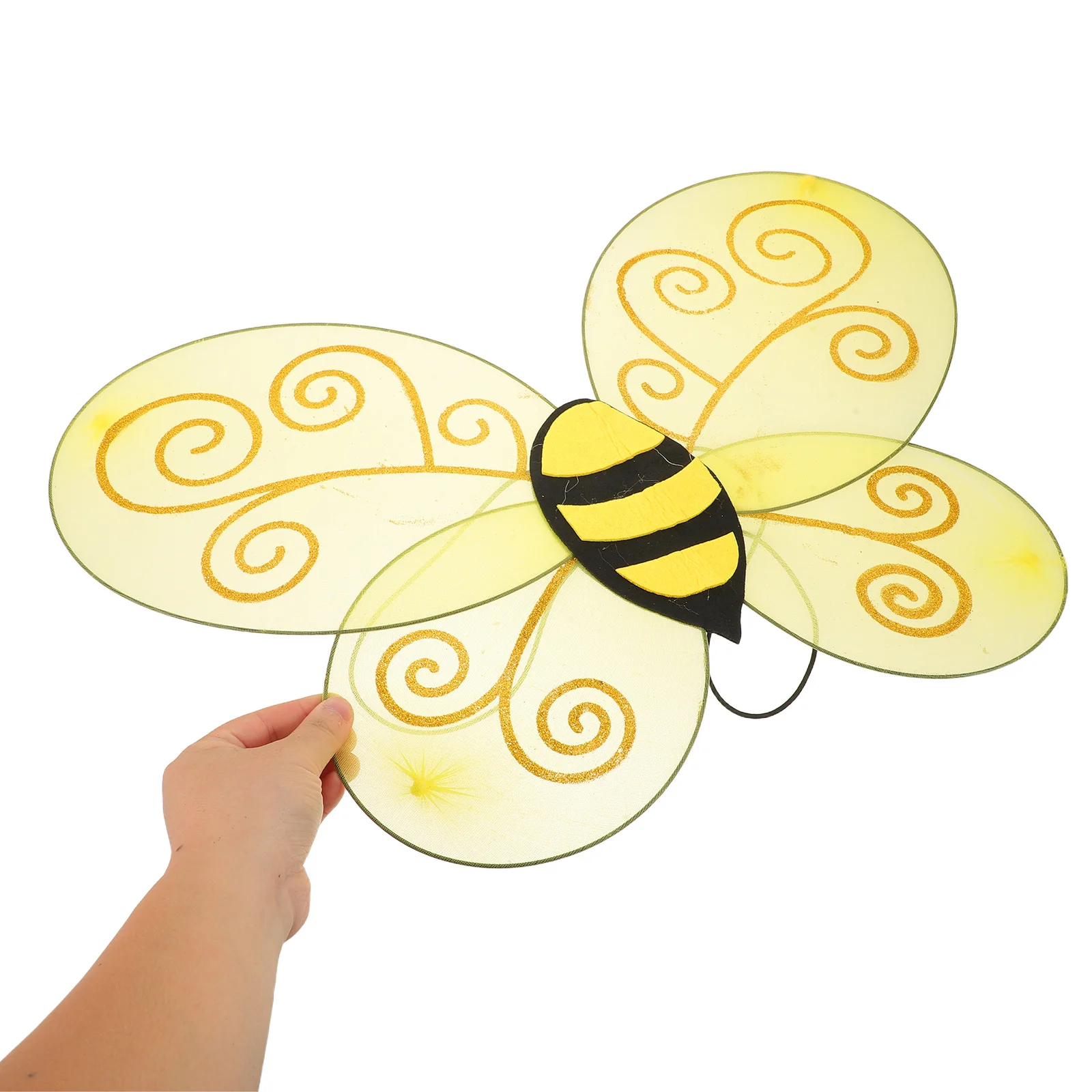 

1Set Bee Costume Wings Headband Set Realistic Cosplay Accessories for Party Dress Up Bee Costume