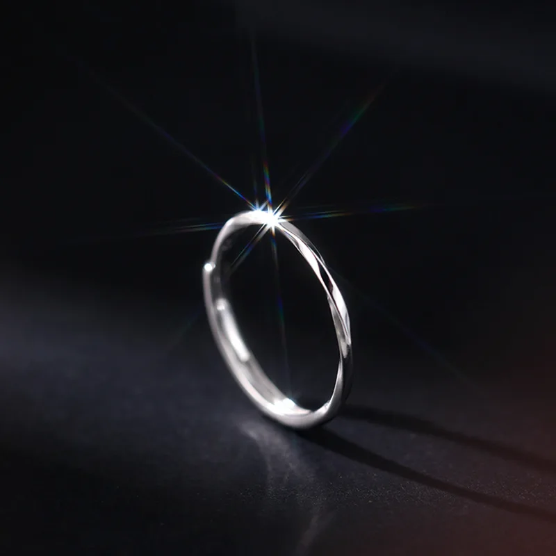Simple Bracelet Ring Female Niche Design Index Finger SimpleinsNormcore Style Opening Adjustable Ornament image 2