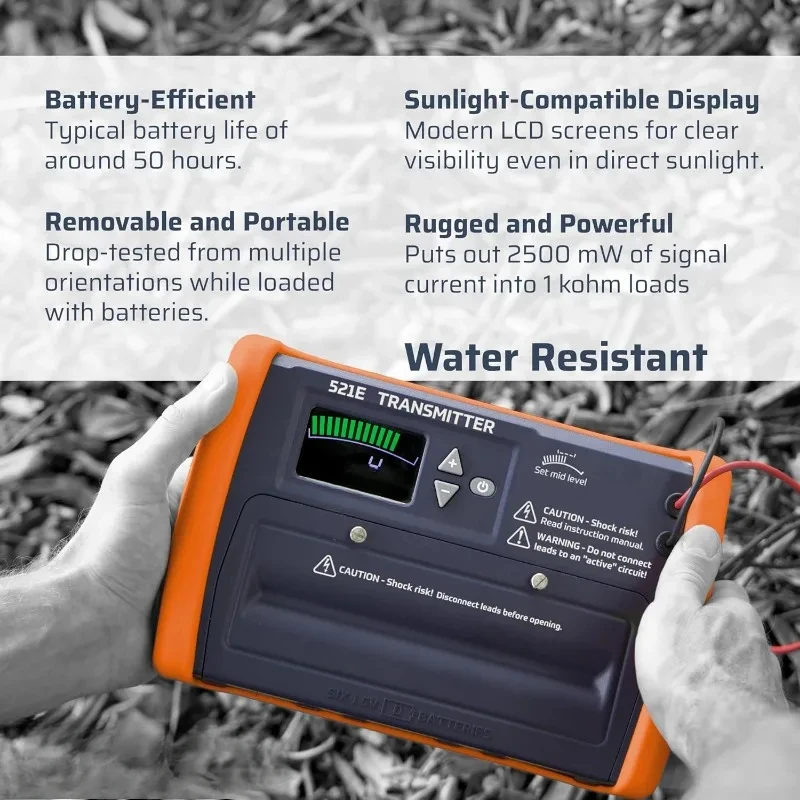 Communications 521E Wire and Sprinkler Valve Locator Tool |   Unterirdischer Bewässerungs-Drahtortungsgerät, vergrabener Drahtortungsgerät