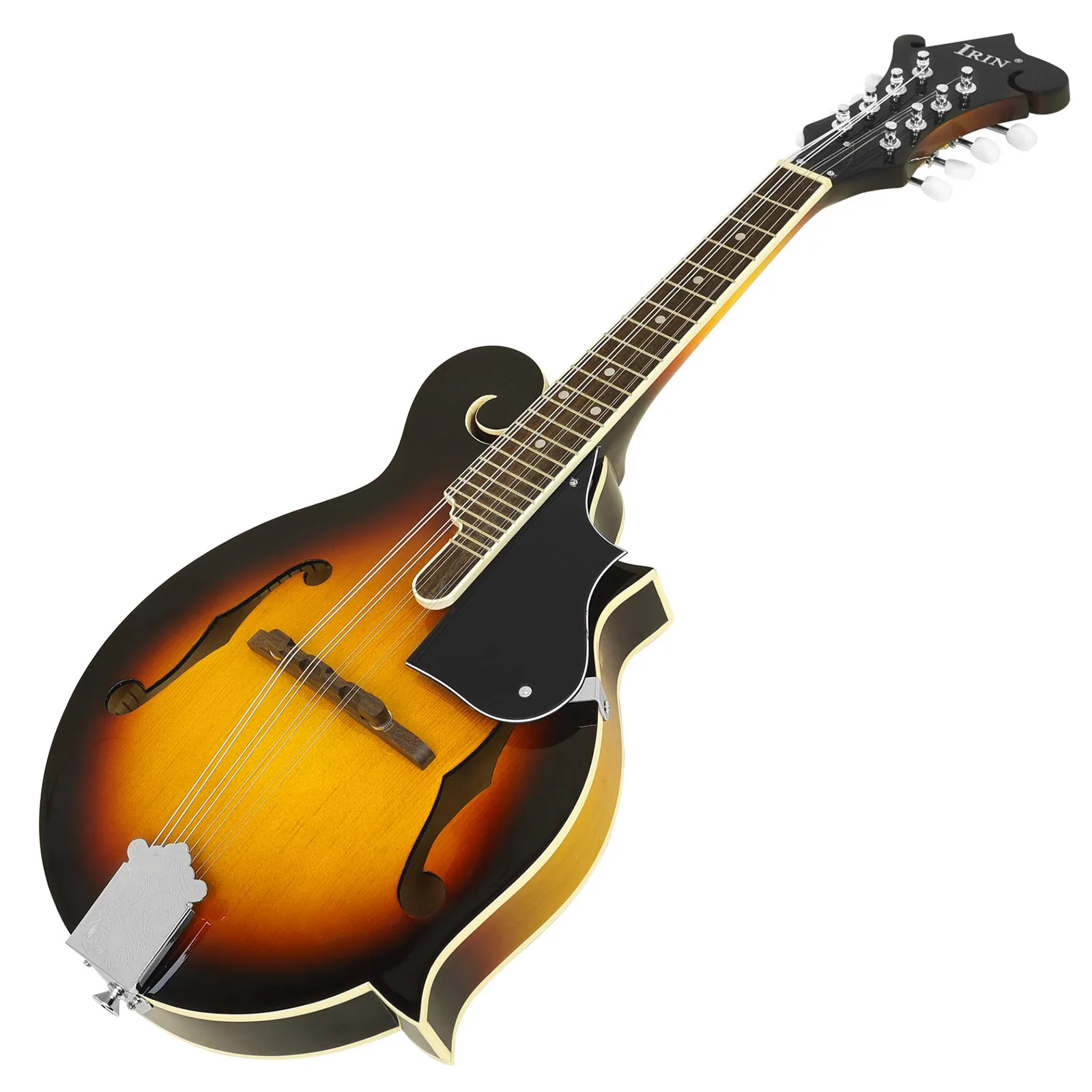 IRIN MD-70 Mandolin Spruce Plywood Maple Back Sides F Style Acoustic 8 String Guitar Mandolin for Folk Music String Instrument