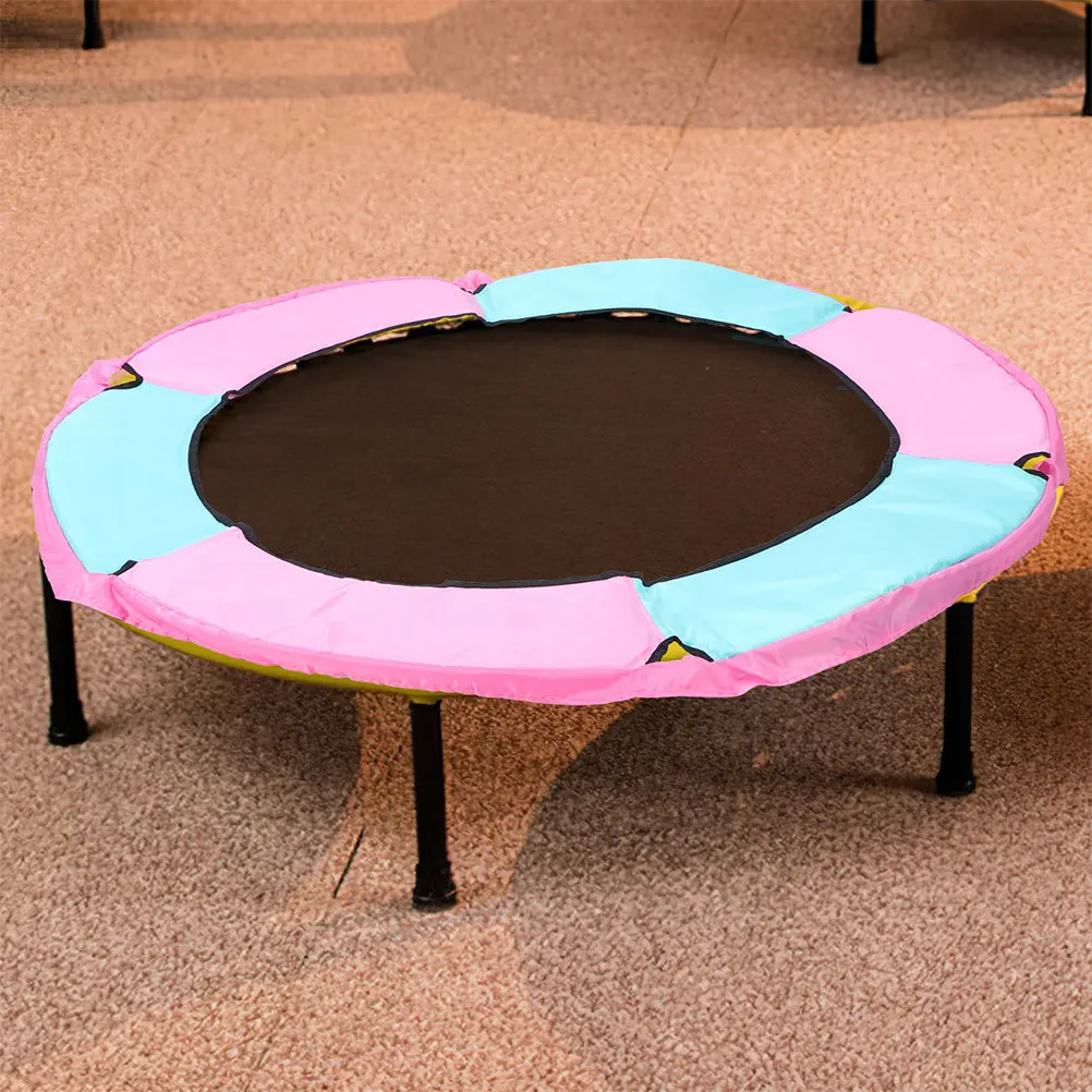 

Trampoline Cover 1.4m Trampoline Protective Mat Accessories Safe Easy Installation Sturdy Oxford Cloth Long Lasting