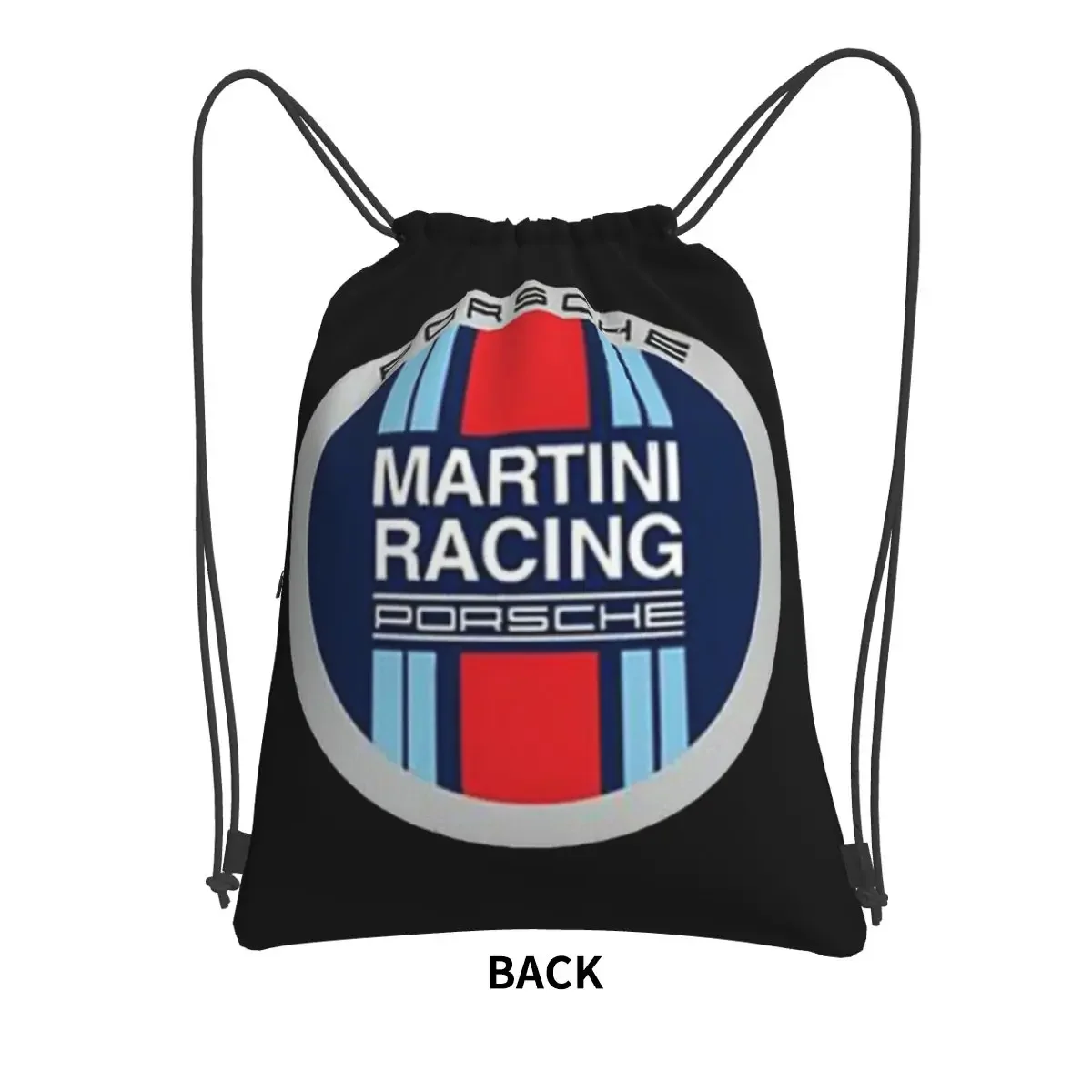 Martini Raci Team Portable Backpacks Drawstring Bag Casual Drawstring Bundle Pocket Shoes Bags For School Students