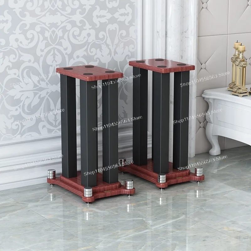 Professional Speaker Tripod Audio Stand Bookshelf Desktop Tray Satellite Box Metal Wood Surround Floor Rack