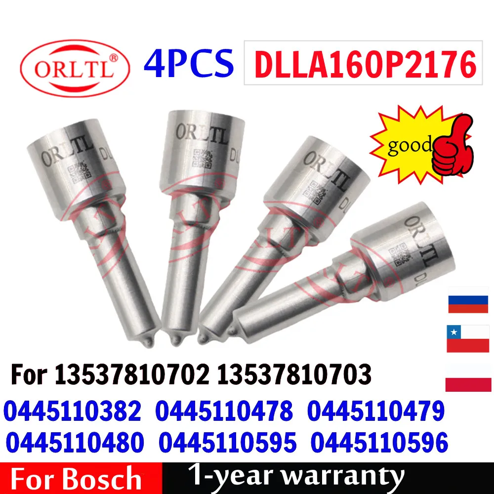 

4 шт. DLLA160P2176 13537810702 13537810703 форсунка дикселя для BOSCH 0445110596 0445110382 0445110478 0445110479