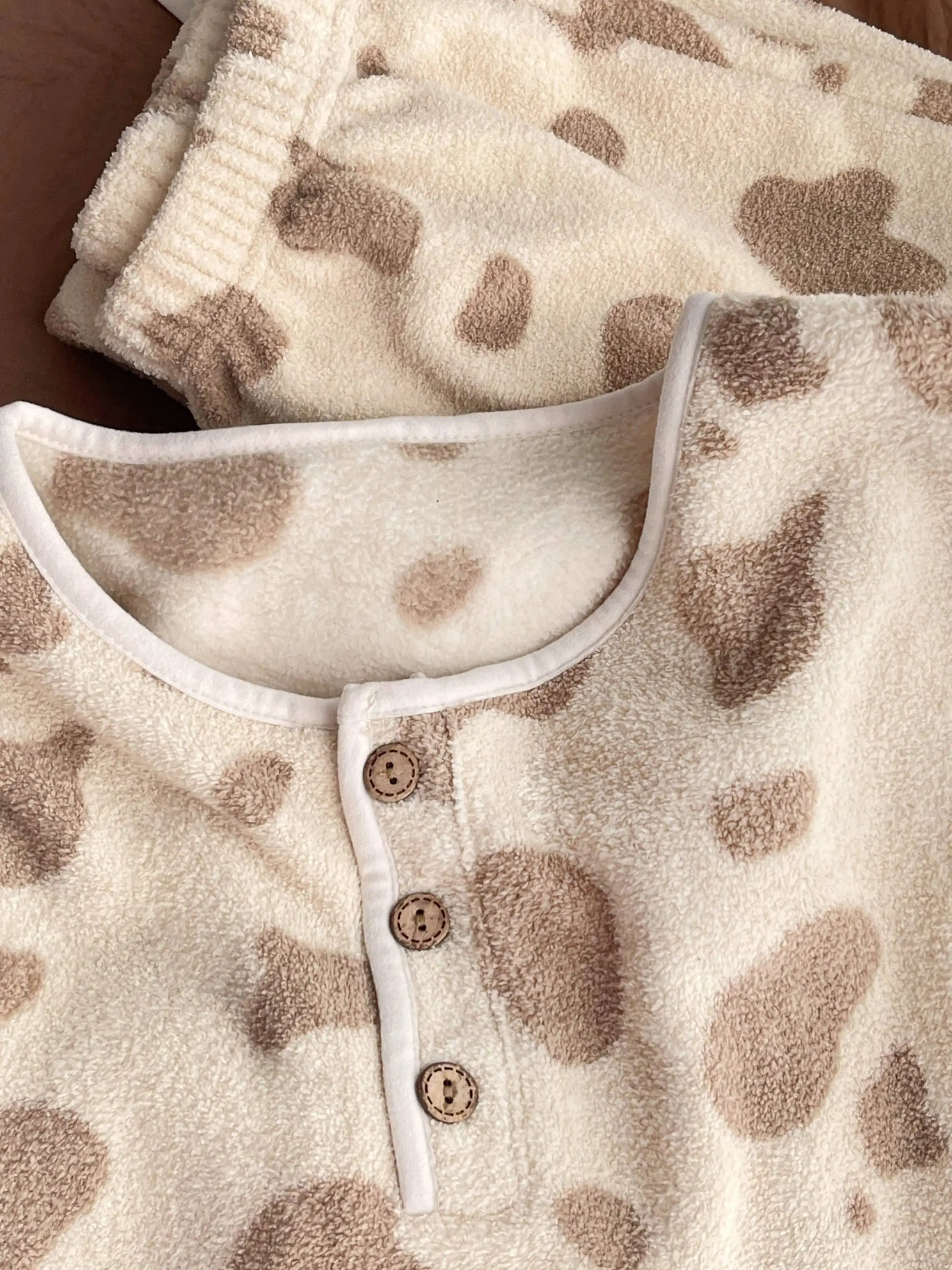 

Комплекты пижам из ультрамягкого хлопка с принтом, женские, из твила, осенние, с рукавом три четверти, длиной до икр, устойчивые к сминанию, теплые, комфортные, жаккардовые