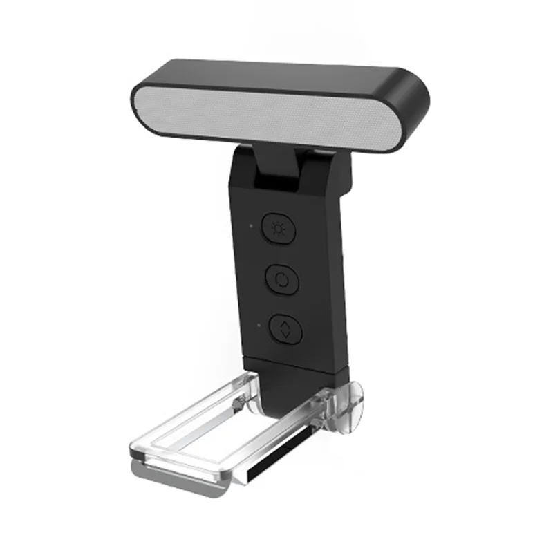 

A23I-USB Clip Reading Light Folding Book Light Led Reading Light Portable Rechargeable Book Light 6 Brightness Dimmabl Black