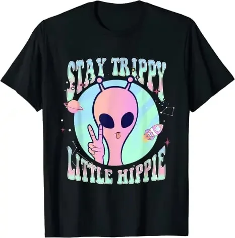 Harajuku Gothic Female Tshirt Creative Alien Print Tops Women Summer Fashion Casual Tops Ladies Clothing Tee Ropa Mujer