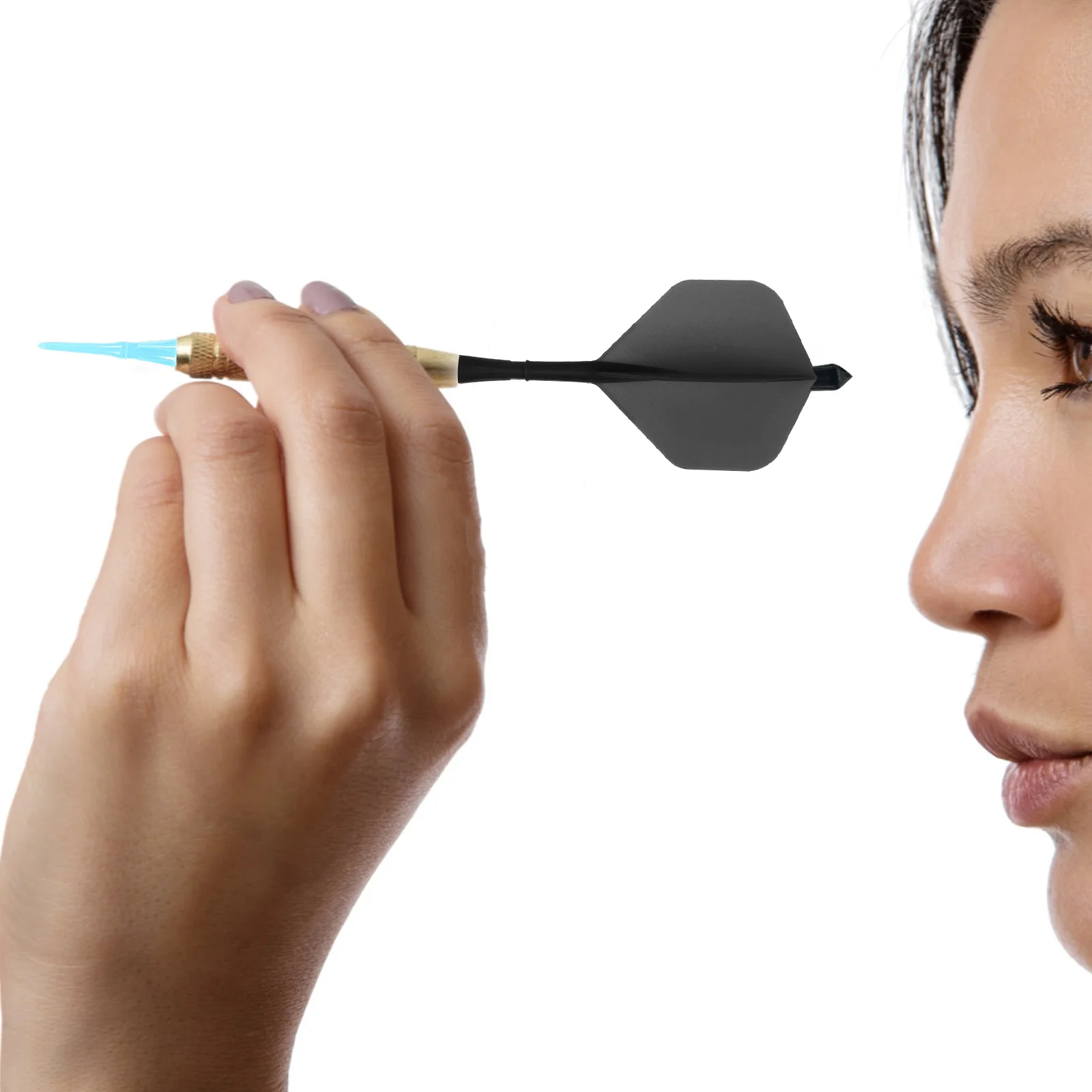 40 قطعة جناح ذيل رمي السهام من البلاستيك المتين مثبت الطيران في الهواء الطلق لوازم الألعاب ملحقات الجناح التوقف #5