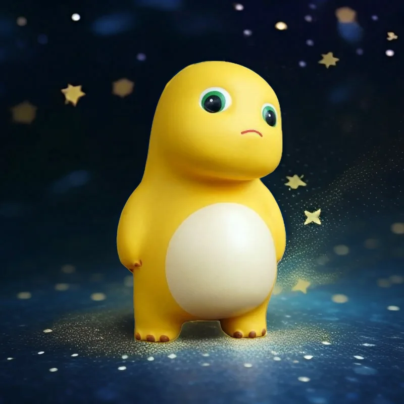 Pequeno dragão de leite anime figura alívio do estresse boneca plutônio lento rebote brinquedos crianças presentes sala estudo quarto decoração mesa ornamento