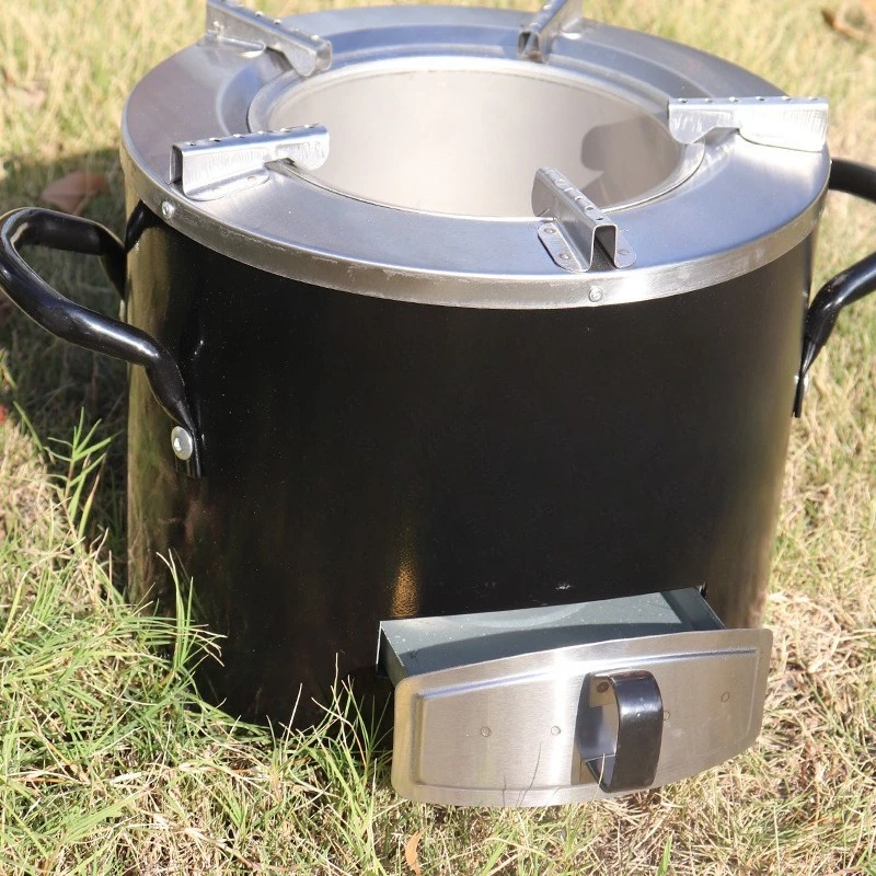 

Stainless steel household firewood stove Outdoor cooking Firewood stove Multifunctional picnic