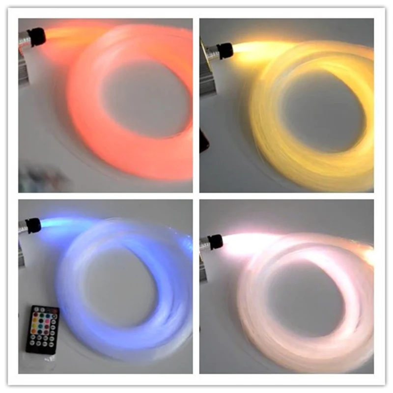 Kit de lampes de plafond en fibre optique, étoile scintillante, contrôle intelligent via application Bluetooth, pour voiture étoilée, pour chambre d'enfant, sortie d'usine