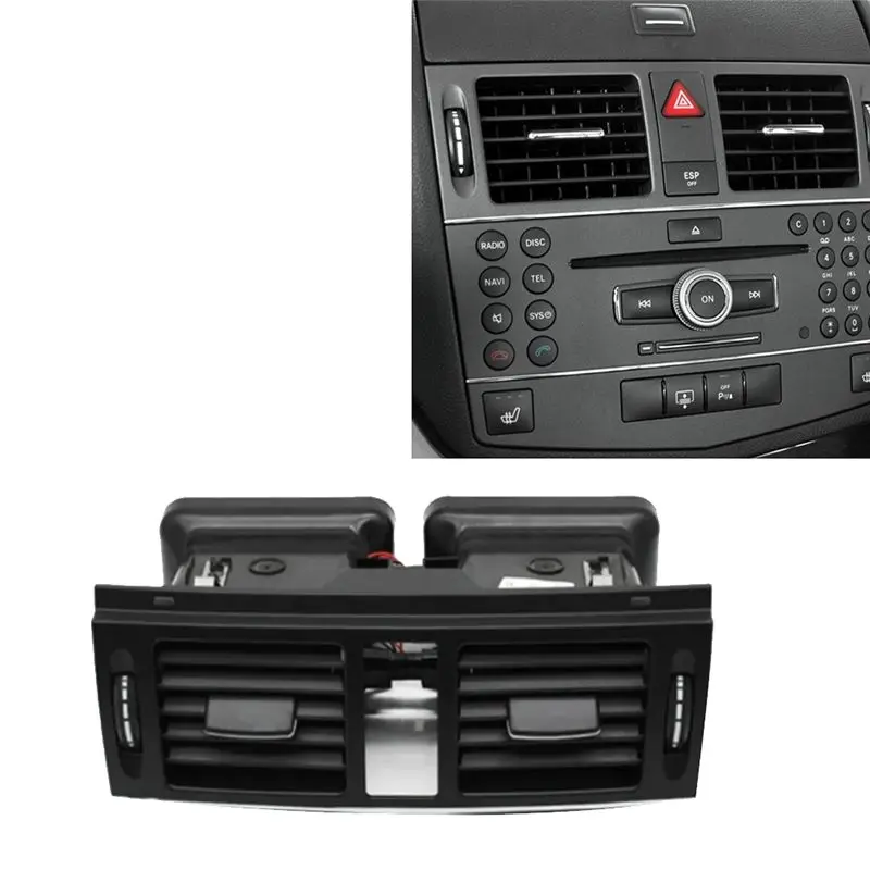 Powerful Car Dashboard Air Conditioner Outlet Assembly A/C Outlet Grille 2048304054 For C Class W204 2007-2010 view 4