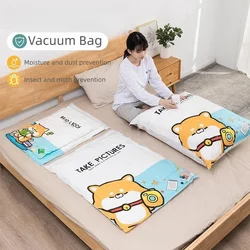 Vacuum Bag Storage Organizer Suction Compression Pack Store Clothes Coat Plastic Container Travel Essentials Useful Things Home