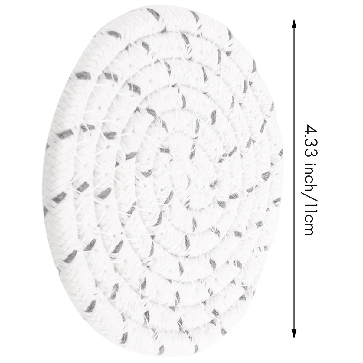 ABNH 8개 음료 컵받침(홀더 포함), 4가지 색상 흡수성 음료 컵받침, 홈 데코용 면직물 컵받침 세트 B