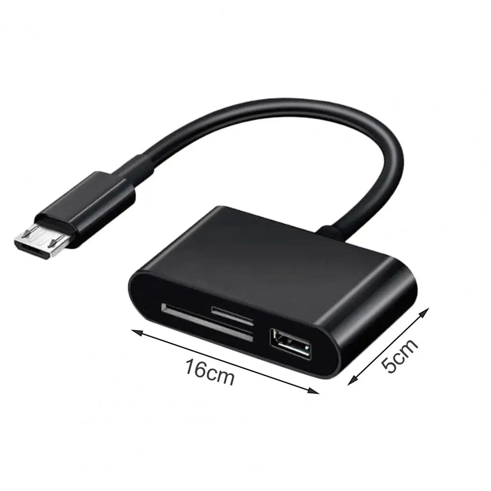 Nützlicher tf Kartenleser USB 2.0/Typ C 3-in-1 Speicher kartenleser otg Adapter praktischer tragbarer Speicher kartenleser für PC