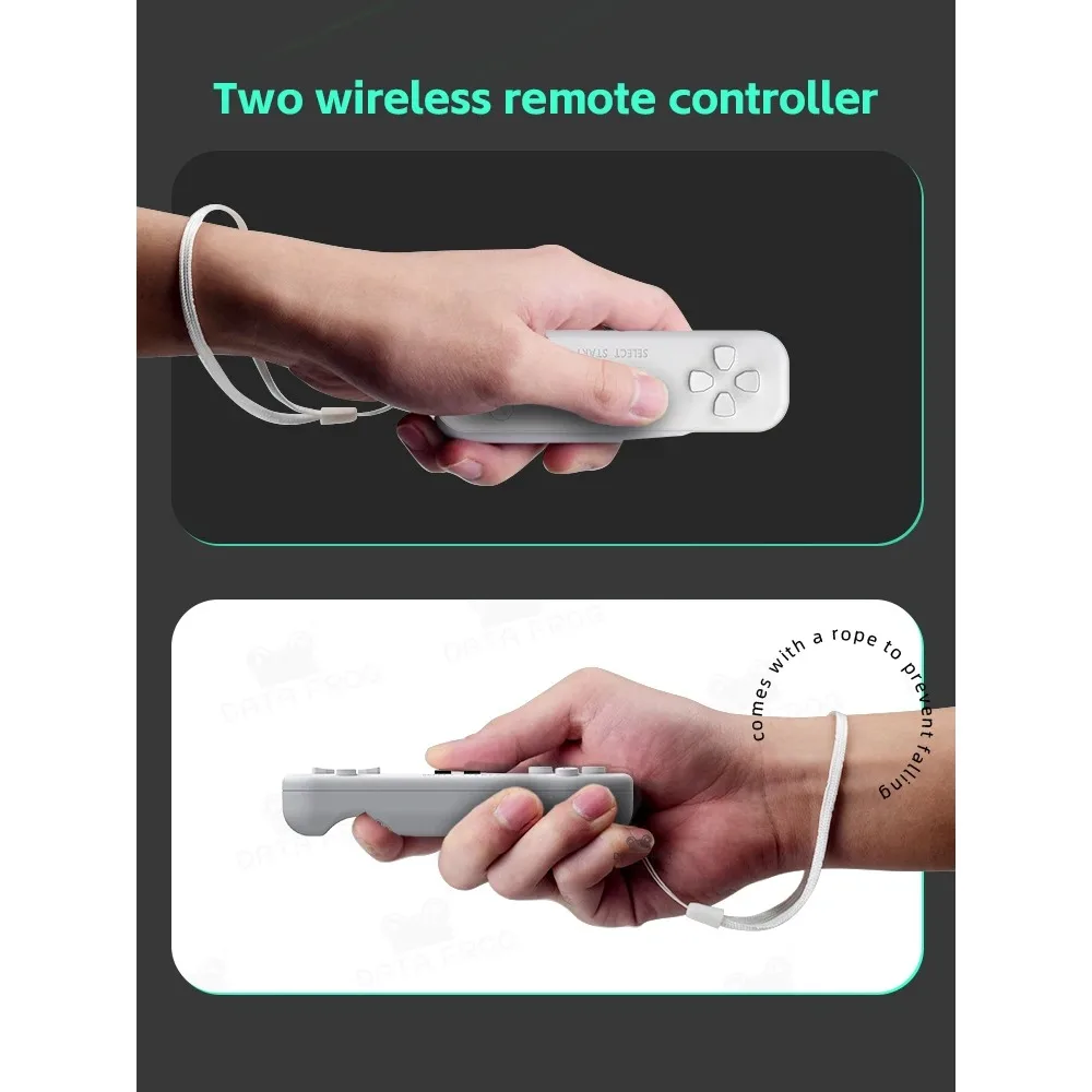 بيانات الضفدع Y2 صالح 4K لعبة عصا ريترو الحسية الجسدية وحدة التحكم المدمج في 1000 + NES ألعاب لاسلكية Dendy TV لعبة فيديو وحدة التحكم