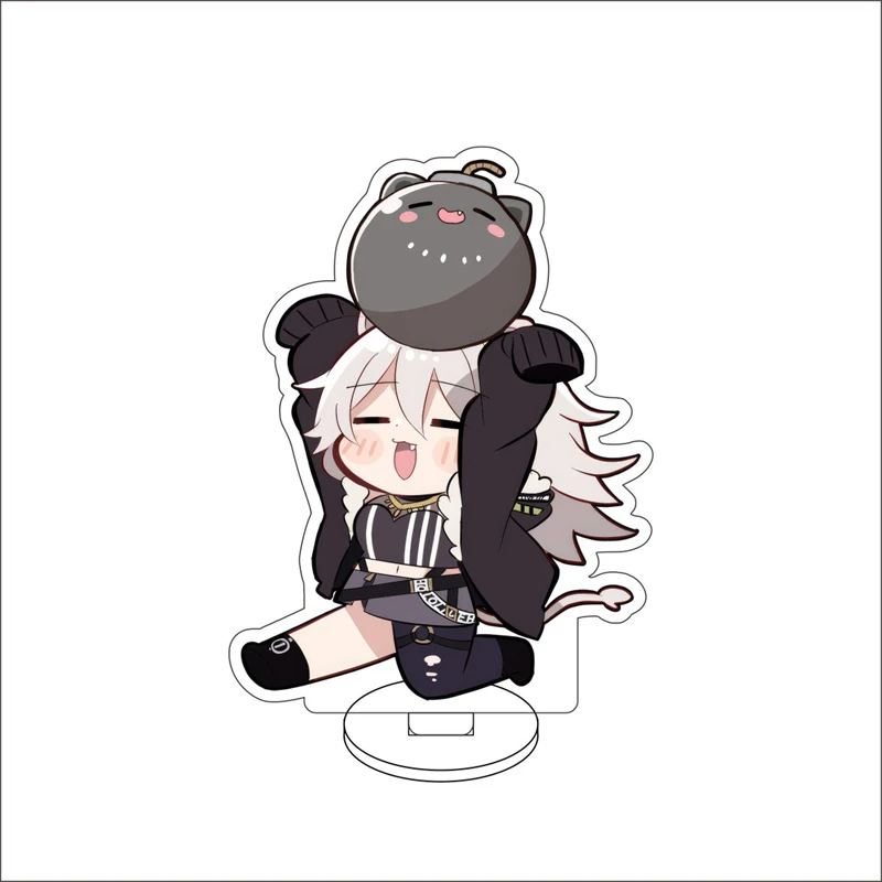 Japan Virtual YouTuber Hololive Anime Mini Figures Shirakami Fubuki Natsuiro Matsuri Acrylic Stands Akai Haato Character Model