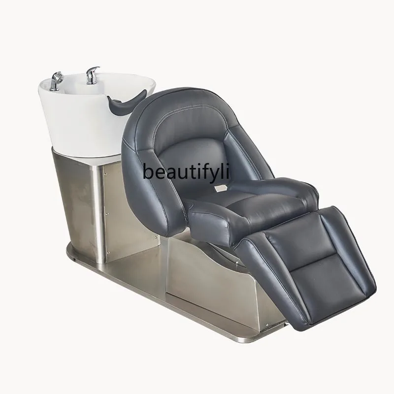 Electric Multi-Function Automatic Shampoo Chair Beauty Salon Special Hair Salon Haircut Simple Folding