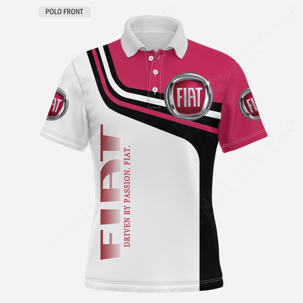 

Fiat Anime T Shirt For Men Casual Polo Shirts And Blouses Harajuku Golf Wear Quick Drying Short Sleeve Top Unisex Clothing