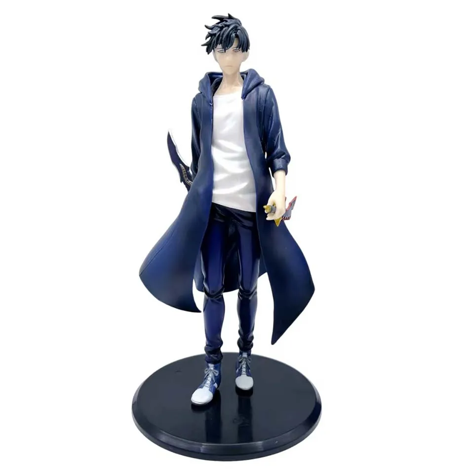 Solo Leveling In Stock Shadow King Figure Sung Jinwoo Cheng Xiaoyu Handheld Model Desktop Ornament Anime Collection Model Gift
