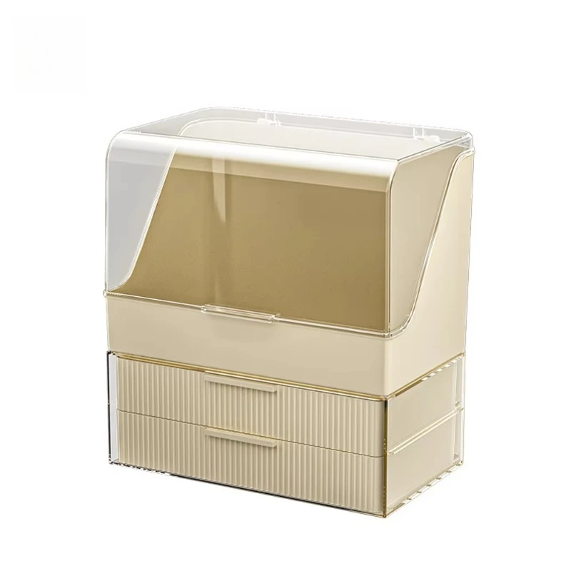 

High quality multifunctional cosmetics storage box dresser drawer