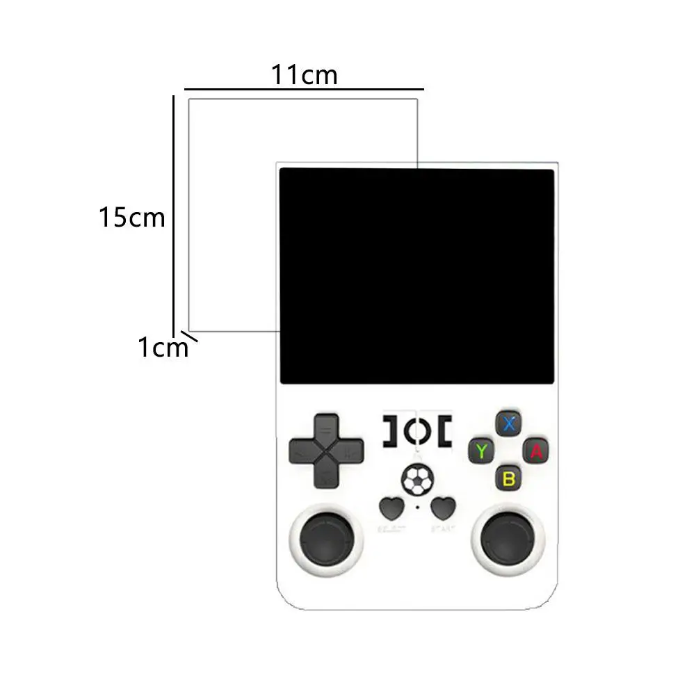 Screen Protector For R36 Pro Protective Film Handheld Game Console Accessories Clear 9H Tempered Glass Film Scratch Resistant 1