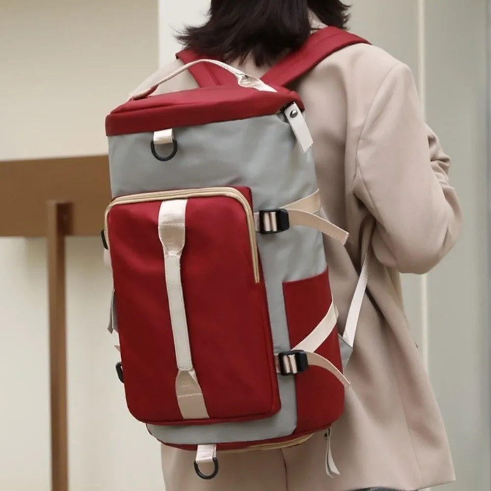 

Multifunctional Travel Luggage Bag Large Capacity Dry Wet Separation Sports Fitness Bag Handheld Lightweight Travel Backpack