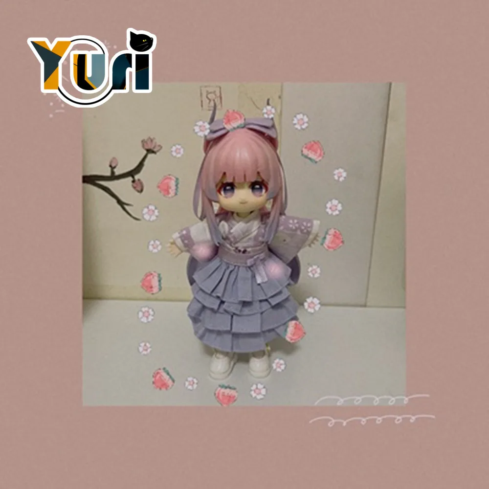 

Yuri Anime Genshin Impact Sangonomiya Kokomi Handmade OB11 OB22 1/12 BJD Hair Wig Detachable Game Cosplay Cute Props C