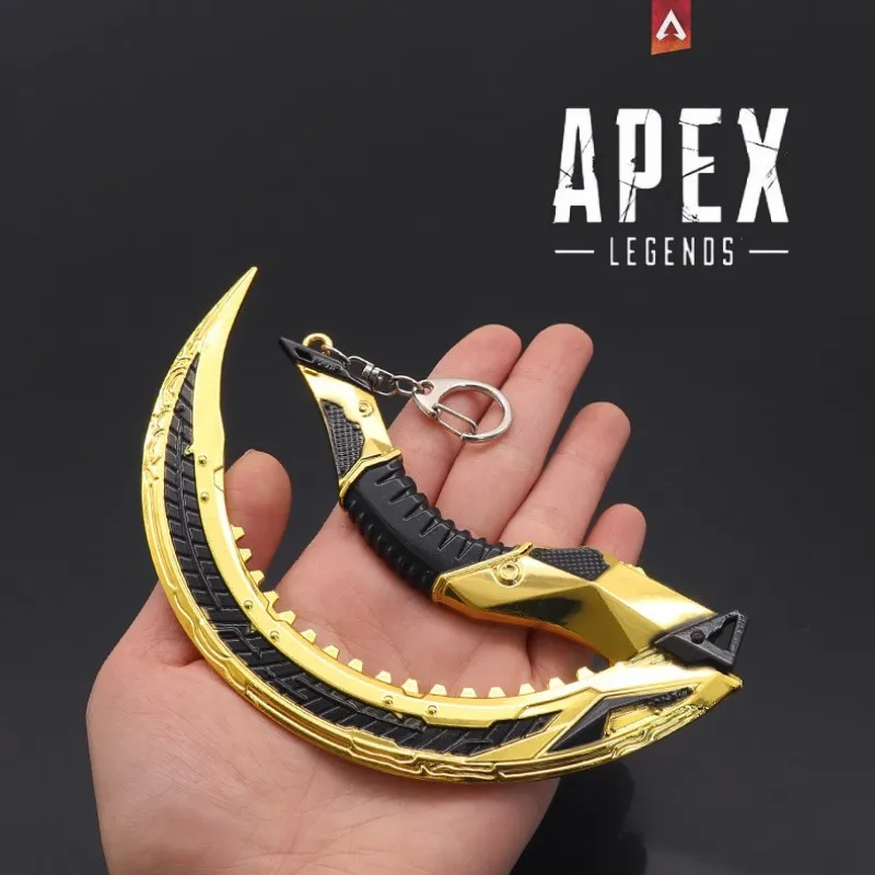 Apex Legends scheda Seer pięść sierp 15cm gra brelok broń Metal Model nóż oktane Valkyrie Katana miecz samuraja dzieci zabawki