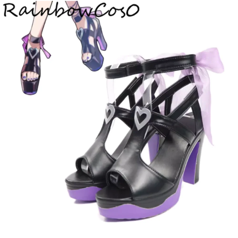 Vivian Banshee Zenless Zone Zero Cosplay Shoes Boots Game Anime Party Halloween RainbowCos0 W5465