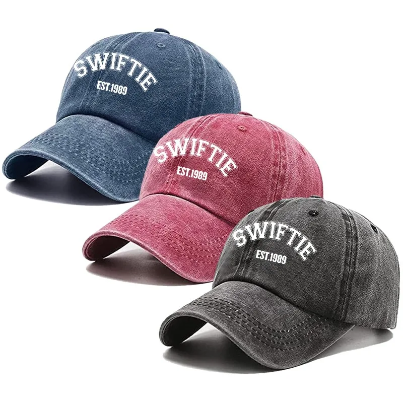 SWIFTIE Pink Letter Print Baseball Caps Men Women Cotton Dad Hat Summer Unisex Boys Girls Gifts From Fans Lover Cap Hats Men