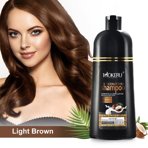 Tinte para el cabello mágico rápido, Natural, orgánico, 500ml, que cubre el cabello gris, teñido, negro, reparación, esencia vegetal para el cabello, mejora el cabello dividido y áspero