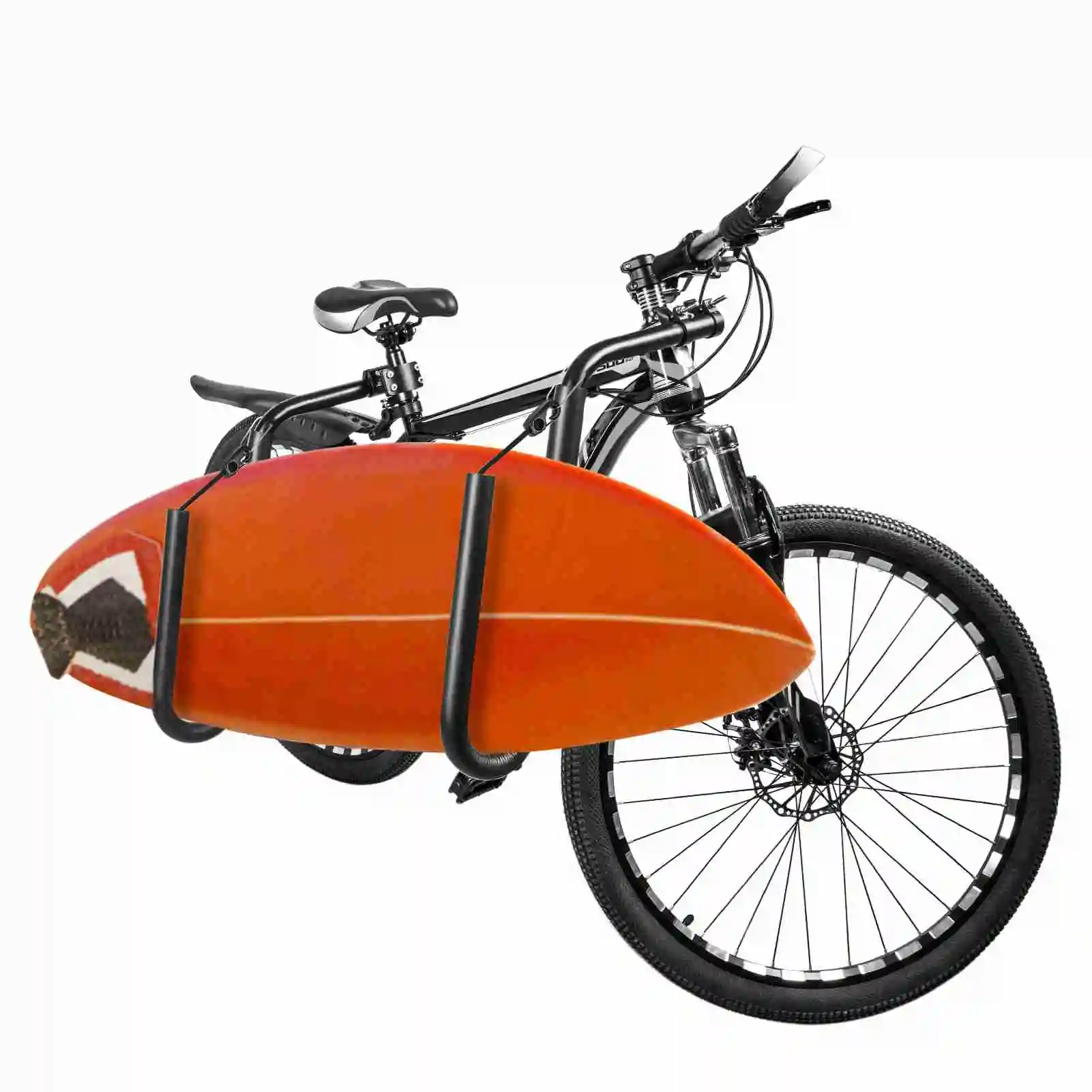 Surfboard Rack Easy to Install Aluminum Alloy Foam Longboard Carrier Holder Surfboard Carrier Rack Seat Post Rack