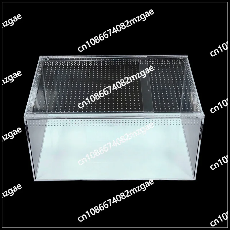 Waterproof Feeding Box Acrylic Climbing Pet High Transparent