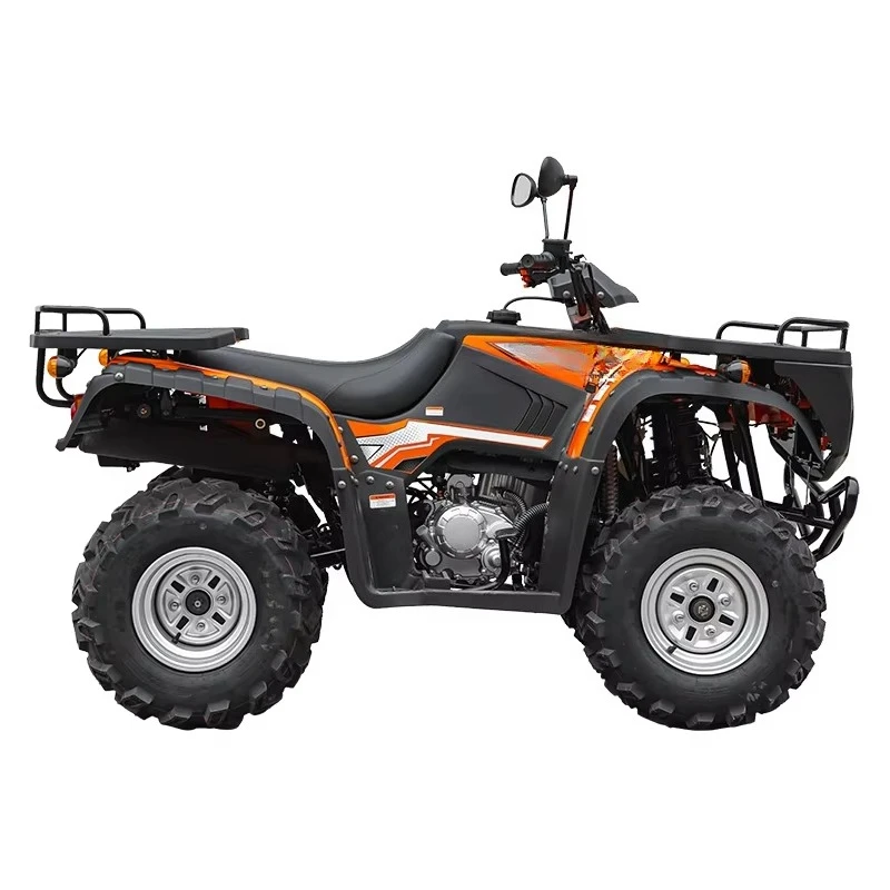 229cc 16HP Gas ATV with 6-Speed Manual Transmission 2WD Shaft Drive 4-Stroke Engine Differential Lock Equipped
