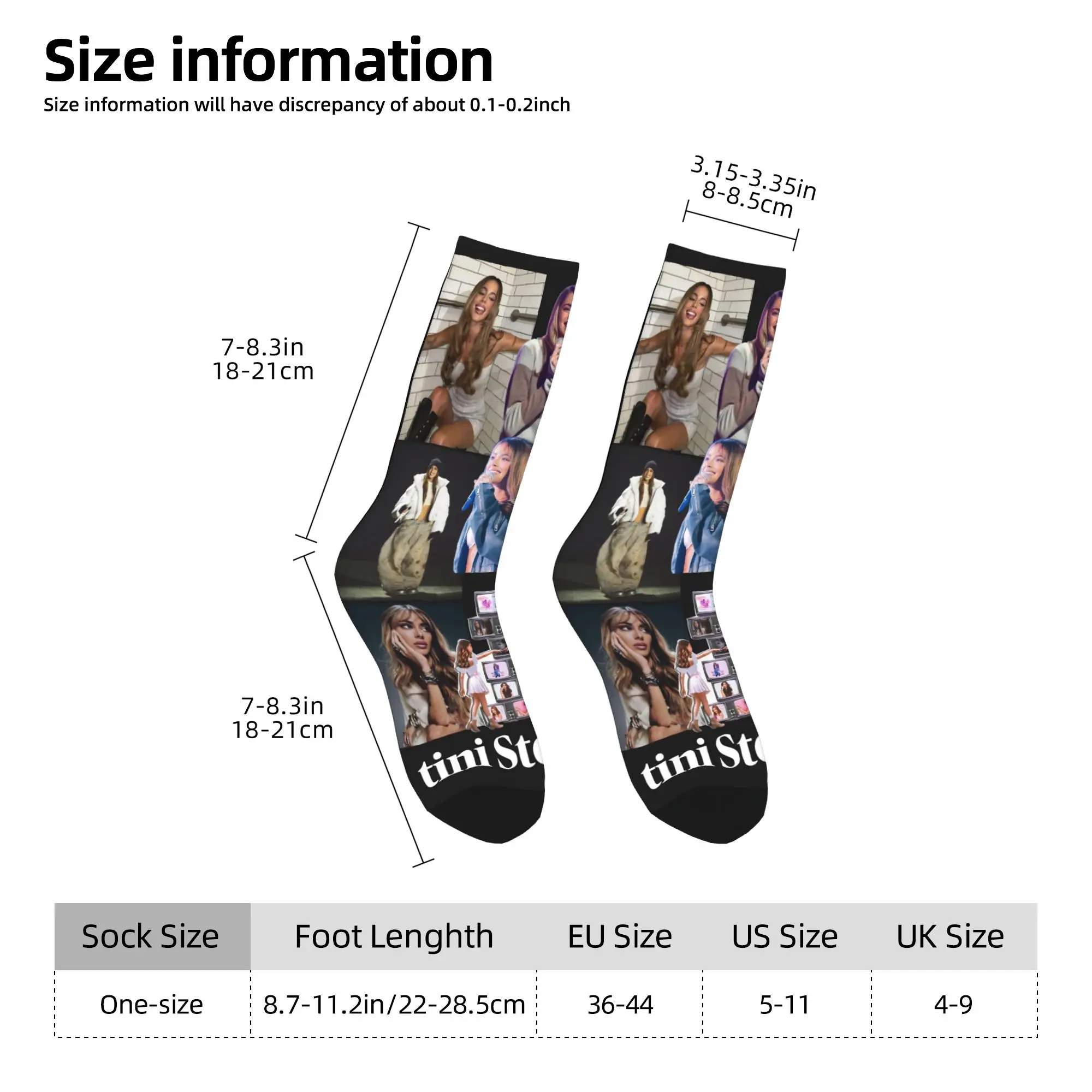 المغني تيني ستوسيل فوديرا ألبوم 2025 جوارب الرجال الجوارب الدافئة لينة جوارب بأشكال مضحكة الخريف تشغيل الرياضة المضادة للانزلاق جوارب مخصصة #5