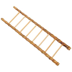 Sashimi Bamboo Ladder for Kids, Mini House Decoration, Simulação Artificial Ornamentos, Modelo de plantas, Brinquedo em miniatura, Casa