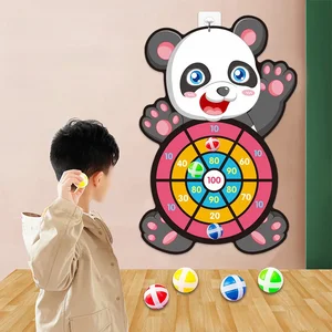 Jungle Animal Dart Plate Board for children, panda, safari, birthday party favor, baby shower, party decoration, guest, toys, gifts for children 12 Main Sales Baby Shower - №10
