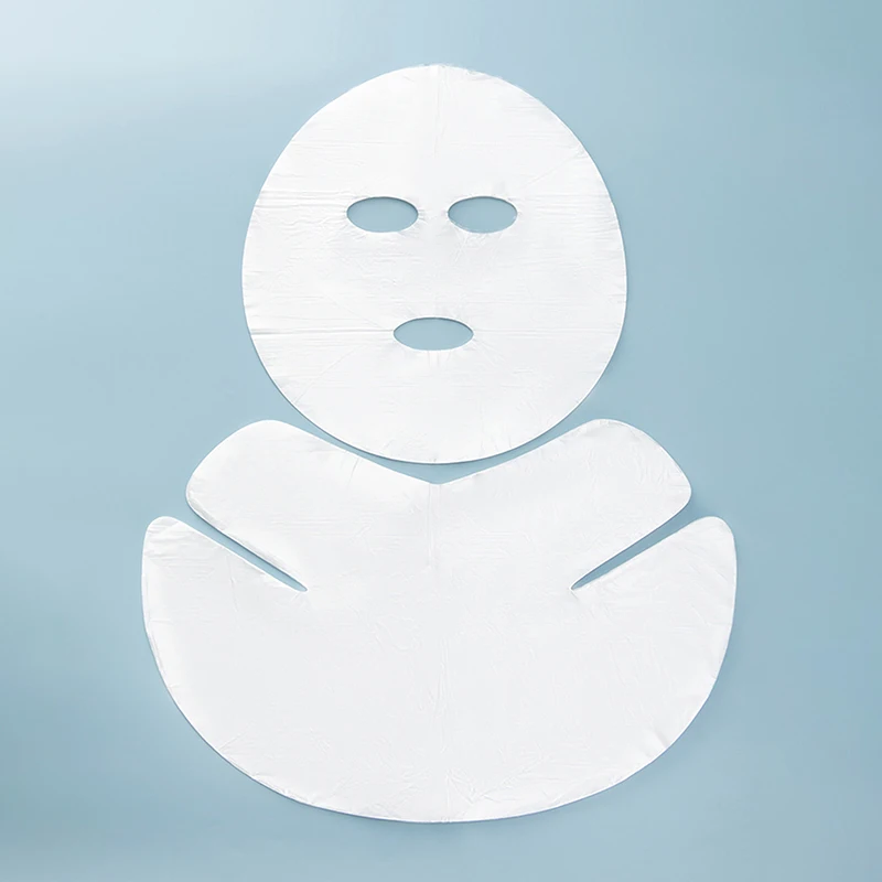 100 stücke Masken wickeln Gesicht Plastikfolie Voll gesichts reiniger Maske Hals Aufkleber Papier Einweg transparente Gesichts schönheit Make-up-Tool