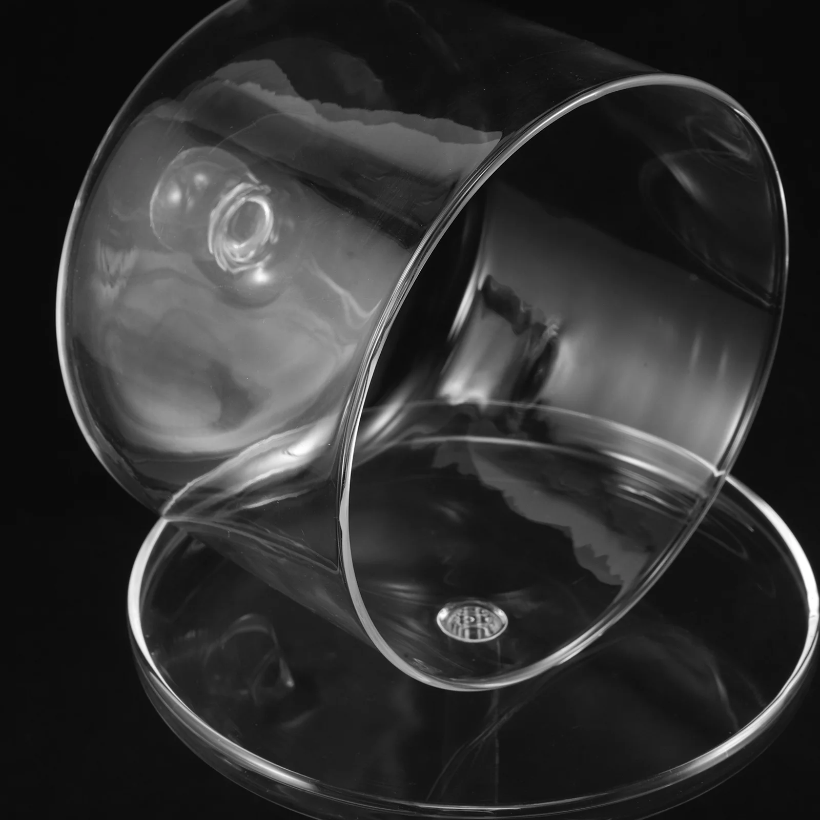 

Footed Cake Display Stand Glass Tray with Cover for Afternoon Tea Party Birthday Celebration Versatile Use Cake Pedestal Stand