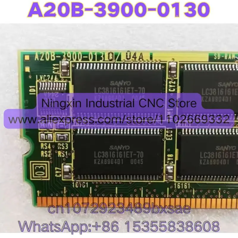 Used FANUC A20B-3900-0130 A20B 3900 0130 Motherboard Memory Strip Tested OK