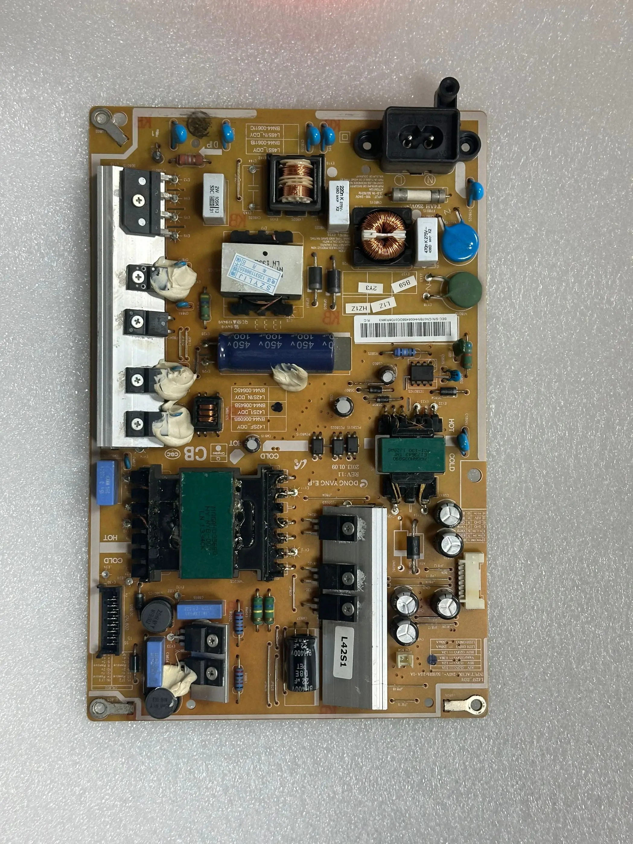

BN44-00645A = BN44-00645B Power Board 40 Inch TV UA40F5300AR UA40F5500ARXZN UN40F5500AFXZA UN40F6300AFXZA