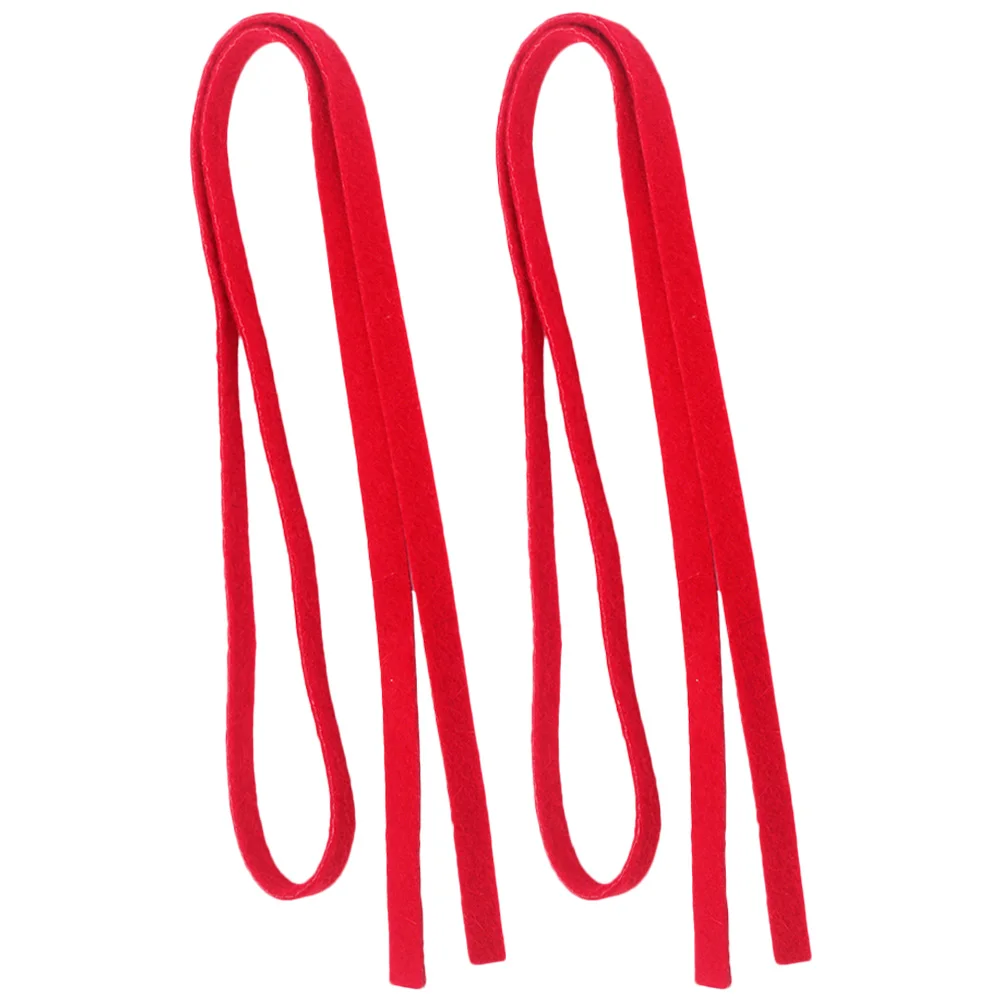 

2Pcs Piano Tuning Felt Straps Red Wool Temperament Strip for Guzheng Accurate Pitch Sound Absorption Dampening Professional