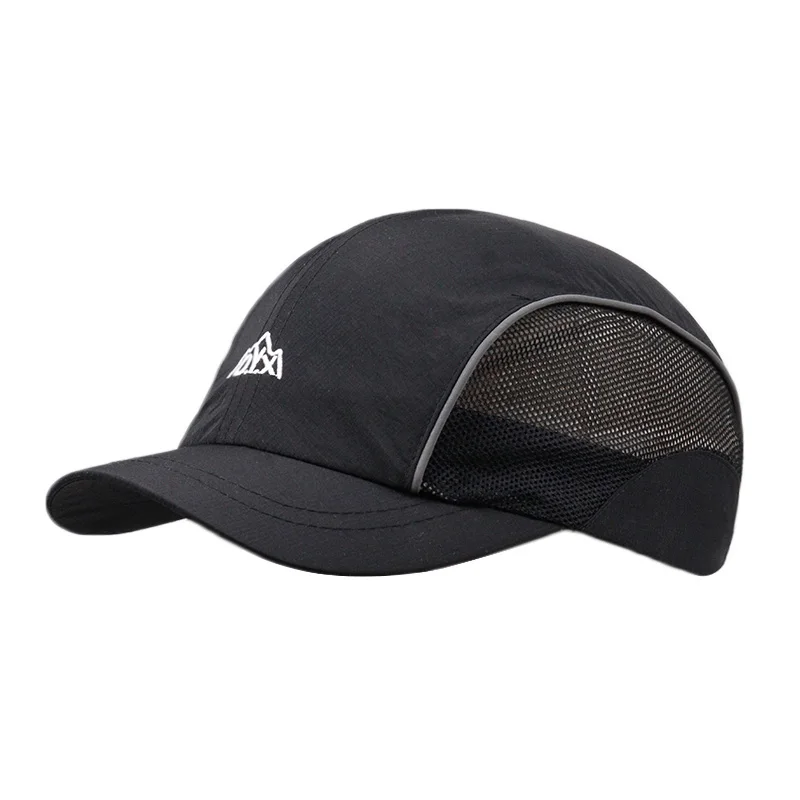 5cm Short Brim Baseball Cap Mens Casual Soft Top Quick Dry Ultra-thin Breathable Snapback Caps Mesh Short Bill Umpire Dad Hats