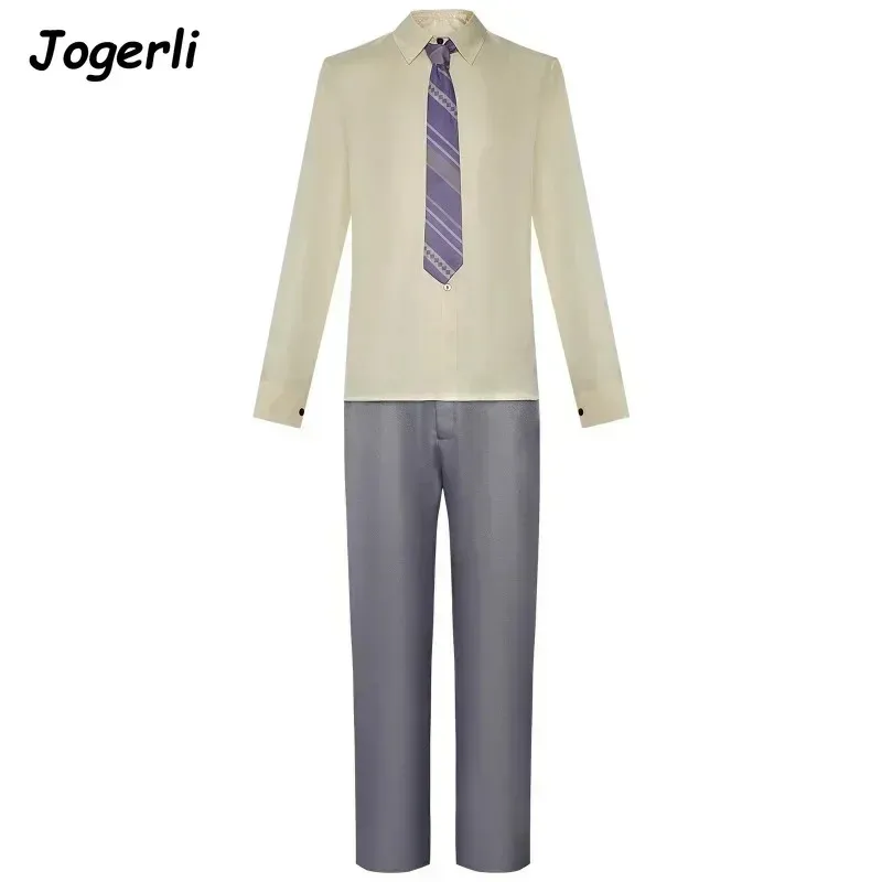 

Jogerli Joker 2 Double Crazy Cosplay Costume Halloween Joaquin Phoenix Clown Cos Cloth Suitc;8,k'5;h.
