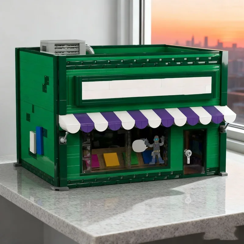 

1229pcs MOC Modular The Android s Dungeon Modulared Model Building blocks toy Assemble DIY creative Christmas gift idea Brick