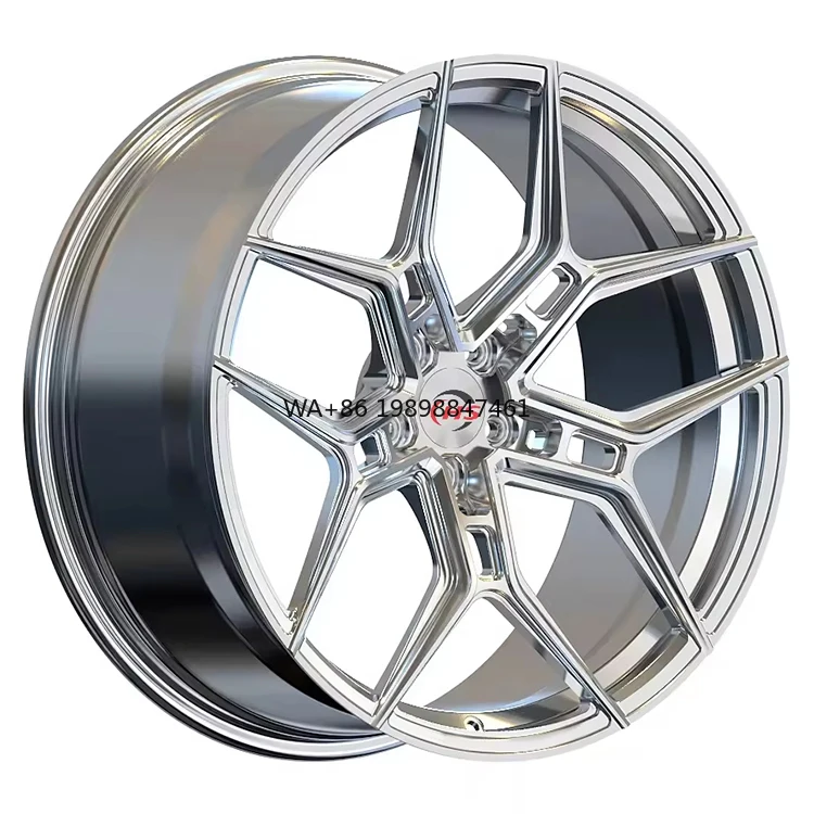 

Customized Monoblock Alloy Car Rims Wheels 18 19 20 22 24 Inch 5x114.3 5x120 5x112 Sliver Polished Forged Concave Wheels